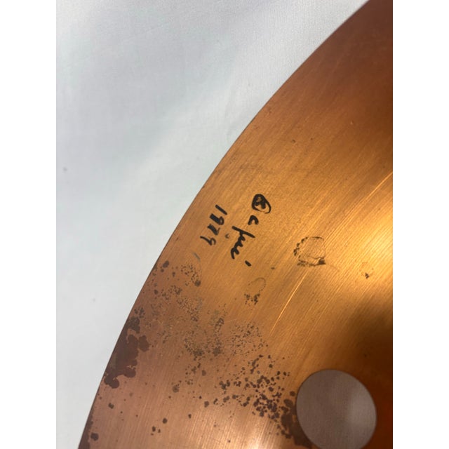 Copper Curtis Jere Oversized Copper Spoon/Ladle Wall Sculpture - Signed For Sale - Image 8 of 12