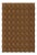 Brown Rectangle Textured Rug from Marqqa For Sale