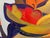 2020s Marc Zimmerman "Floral and Fruits" Oil Painting, Tropical Still Life, Yellow and Teal Palette, Botanical and Fruit Forms, Contemporary Art West Coast For Sale - Image 5 of 7