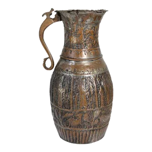 19th Century Middle Eastern Tinned Copper Coffee Pot