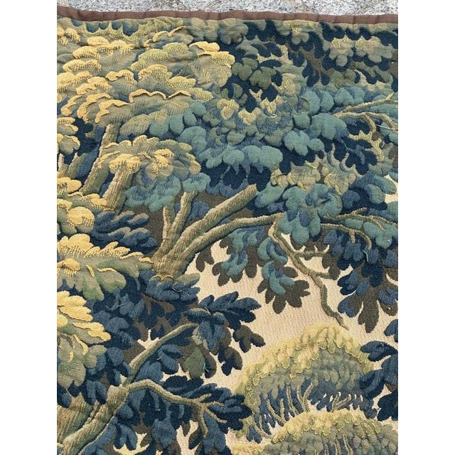 Mid-Century French Jacquard Halluin Tapestry in the style of Aubusson, 1960s For Sale - Image 6 of 18