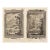 Pair of Antique Engravings by Johann Jakob Scheuchzer For Sale
