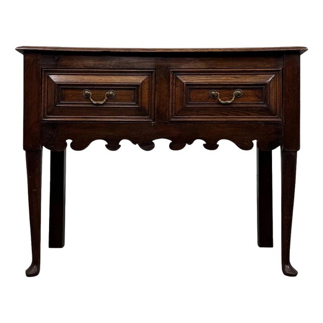 19th Century English Jacobean Oak Dresser Base For Sale
