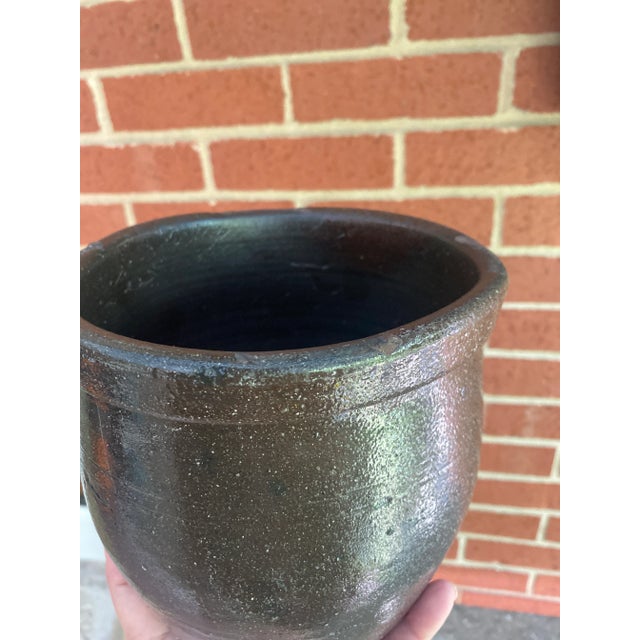 19th Century Brown Salt Glazed Crock For Sale - Image 10 of 11