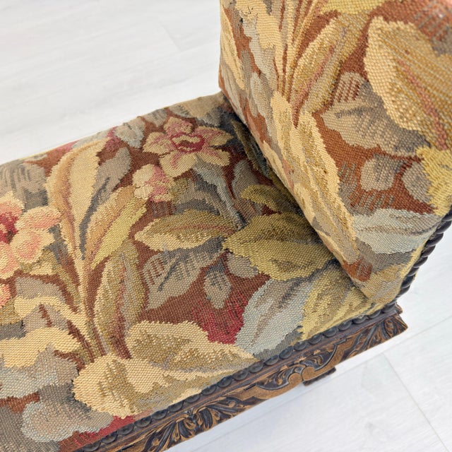 Wood 19c Antique French Bench For Sale - Image 7 of 13
