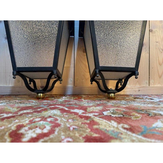 Traditional Lanterns, Set of 2 For Sale - Image 3 of 5