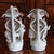 Pair of Rococo White Porcelain Figural Groups For Sale - Image 11 of 12