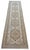 1960s Traditional Oushak Runner Rug Faded Colors Low Pile Distressed Long Runner Rug - 2'9″ X 12'7″ For Sale - Image 5 of 12