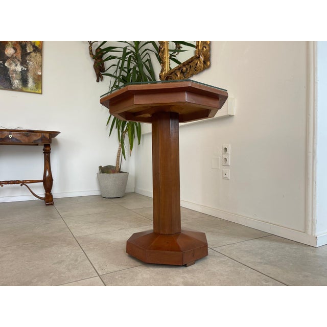 Art Nouveau Octagonal Side Table For Sale - Image 5 of 10