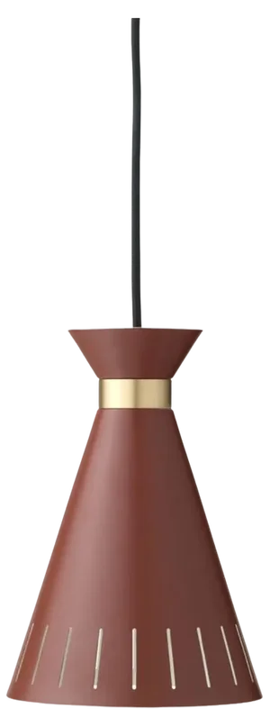 Cone Oxide Red Pendant by Warm Nordic