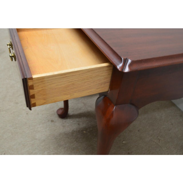 Henkel Harris Mahogany Side Tables a Pair For Sale - Image 12 of 16