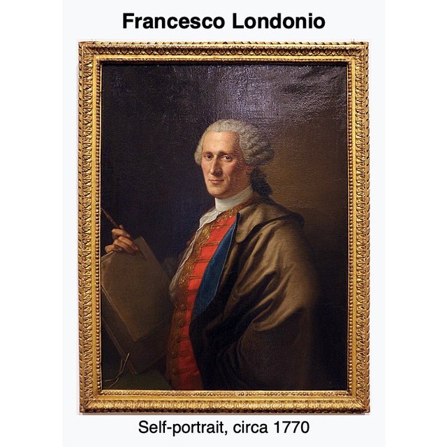 Antique Italian Pastoral Scenes 1762-1763 by Francesco Londonio, Milan, Italy Set of Six Giltwood Framed, 12 Original Period Prints For Sale - Image 17 of 18