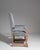 19th Century France Blue Wood Armchair For Sale - Image 4 of 10