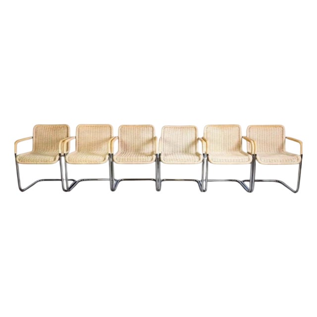 Vintage D41 Cantilever Chairs from Tecta, Set of 6 For Sale