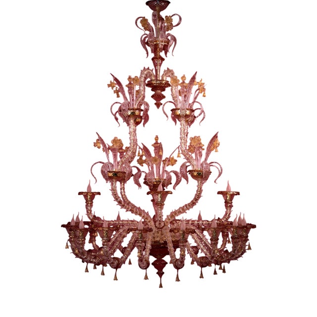 Murano Chandelier by Atelier Iskra for Ribes For Sale