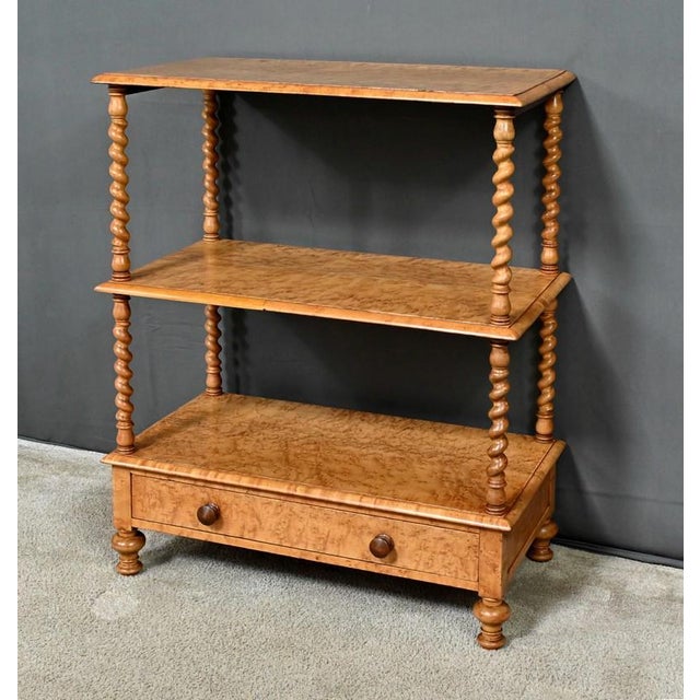 Sideboard in Speckled Maple Burl, Late 19th Century For Sale - Image 14 of 18