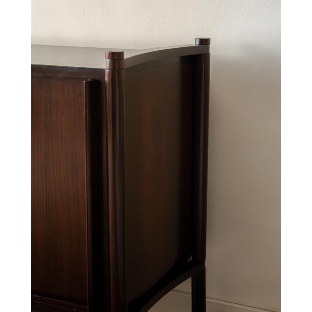 Rosewood Archimede Sideboard by Hirozi Fukuoh for Gavina, 1960s For Sale - Image 7 of 18