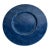 1990s Christofle Blue Marble Porcelain Service Plate - Set of 12 For Sale