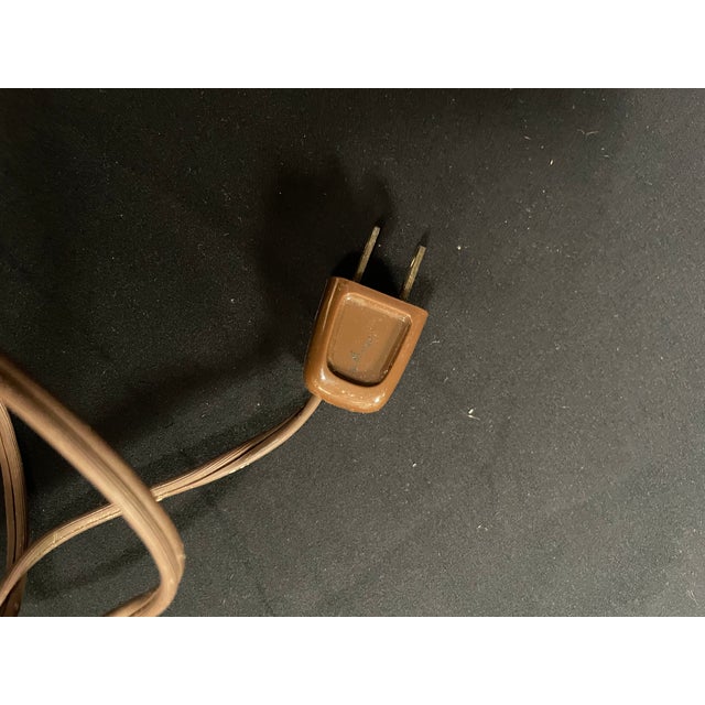 Mid-Century Elephant and Palm Sculptural Table Lamp For Sale - Image 9 of 9