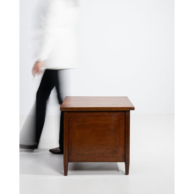 Wood 19th Century France Brown Wood Trunks & Blanket Chests For Sale - Image 7 of 11