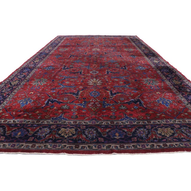 Oversized Antique Turkish Sparta Rug - 10'09 X 19'01 For Sale - Image 4 of 8