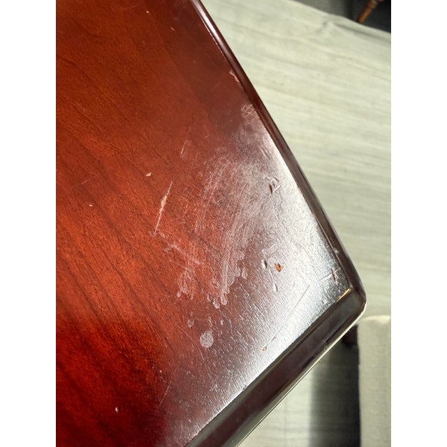 Brown Bombay Company Hepplewhite Style Dresser For Sale - Image 8 of 12