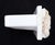 Reclaimed Vintage White Ceramic Bathroom Soap Dish For Sale - Image 4 of 8