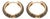 18k Gold Diamond 3.70ct Stud Earrings, New Creation, Pair For Sale