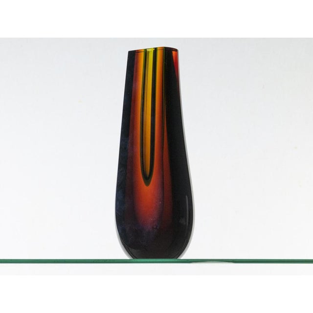 Red and Orange Vase by Pavel Hlava, 1970s Chairish