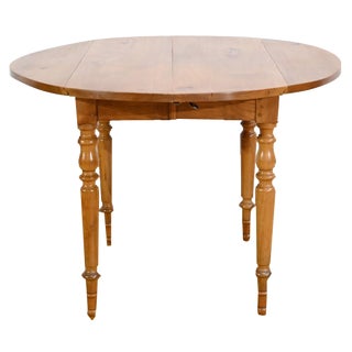 Louis Philippe Style Cherry Dining Table, Late 19th Century For Sale