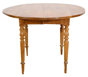 Louis Philippe Style Cherry Dining Table, Late 19th Century