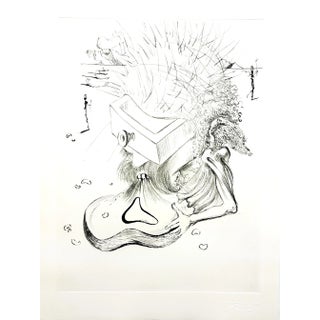 Salvador Dali - The Beach - Original Etching 1967 For Sale