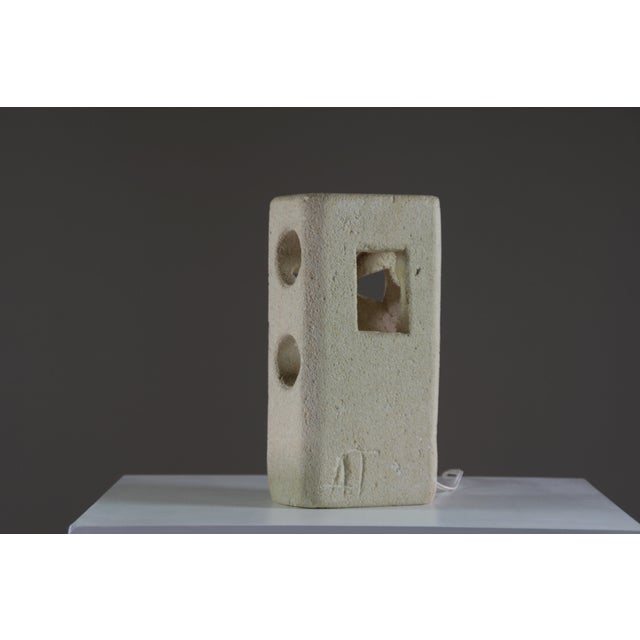 Stone Lamp by Albert Tormos, France, 1970s For Sale - Image 10 of 12