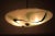 Metal Vintage Glass Pendant Lamp, 1980s For Sale - Image 7 of 9