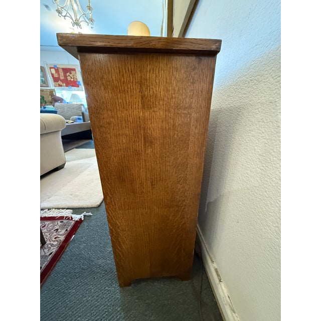 Arts & Crafts Mission Style Double Bookshelf For Sale In San Francisco - Image 6 of 12