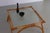 Danish Modern Square Rattan and Glass Coffee Table, 1960s For Sale - Image 14 of 15