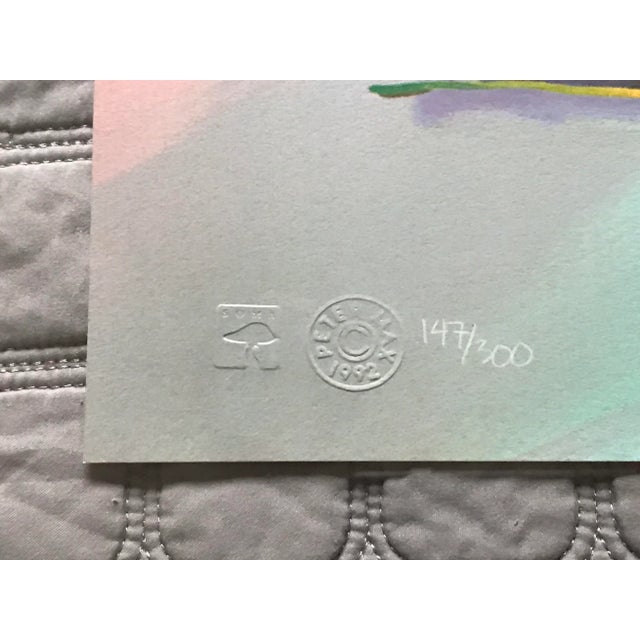 1990s Vintage Peter Max "Heart 1" Serigraph Print For Sale - Image 10 of 13