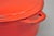 Late 20th Century Martha Stewart Collection Red Cast Iron Dutch Oven Covered Pot For Sale - Image 9 of 11