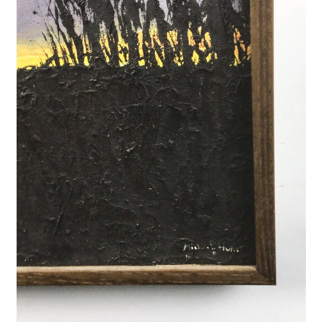 We have several paintings by unknown artist “Michael Hurst” This painting is unique and well executed with the sunset and...