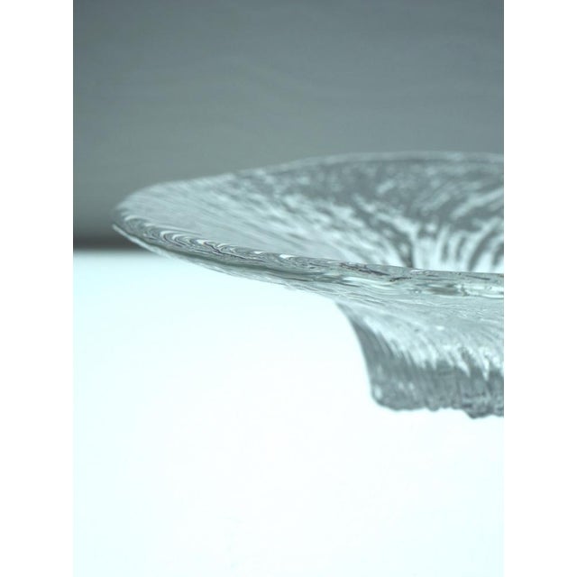Finnish Art Glass Avanti Bowl by Tapio Wirkkala for Iittala, 1979 For Sale - Image 8 of 11
