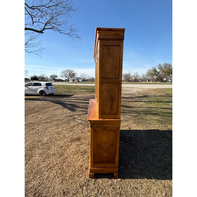 Wood 19th Century French Louis-Philippe Solid Walnut Bookcases For Sale - Image 7 of 16