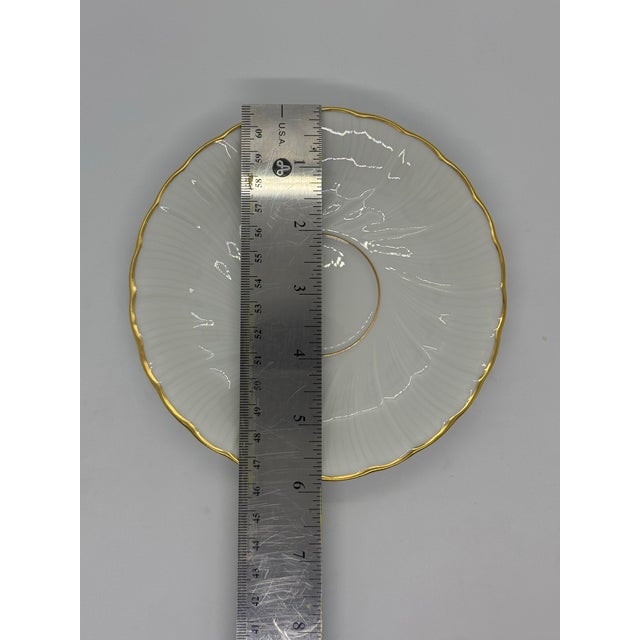 1980s Bernardaud Verlaine Tea Cup & Saucer Set For Sale In Minneapolis - Image 6 of 7