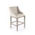 Connor Bar Stool - Natural Linen / Limed Grey Oak Frame For Sale - Image 4 of 4