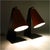 Hook Table Lamps with Orange Shades and Black Bases by J.T. Kalmar, 1950s, Set of 2 For Sale - Image 14 of 14