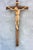 Large Hand Carved Wooden Crucifix, 1960s For Sale - Image 13 of 14