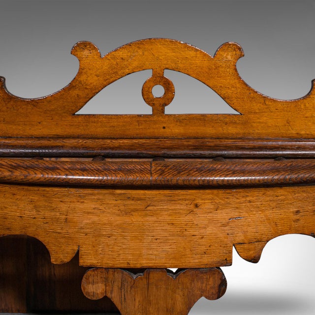 Brown Antique Country House Hall Stand, Scottish, Demi Lune, Oak, Umbrella, Victorian For Sale - Image 8 of 12