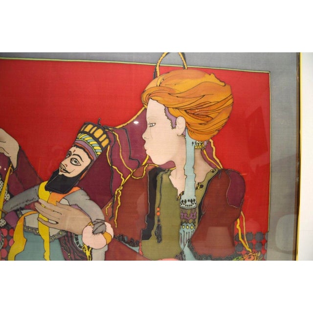 Marionettes, Silkscreen Print, 1970s, Framed For Sale - Image 4 of 9