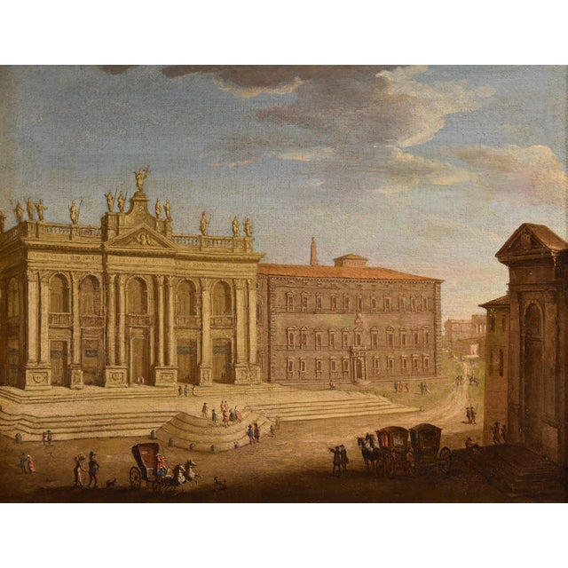 Giovanni giacomo van lint (rome 1723 - 1790) attributed view of rome with the basilica of st. John lateran (full details...