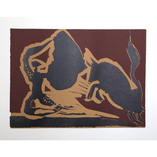 Farol (42) Pablo Picasso Year: 1959 (printed 1962) Medium: Linocut Edition: N/A Size: 12.5 x 10 in. (31.75 x 25.4 cm)...