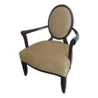 Barbara Barry Baker Designer Chair Mahogany For Sale